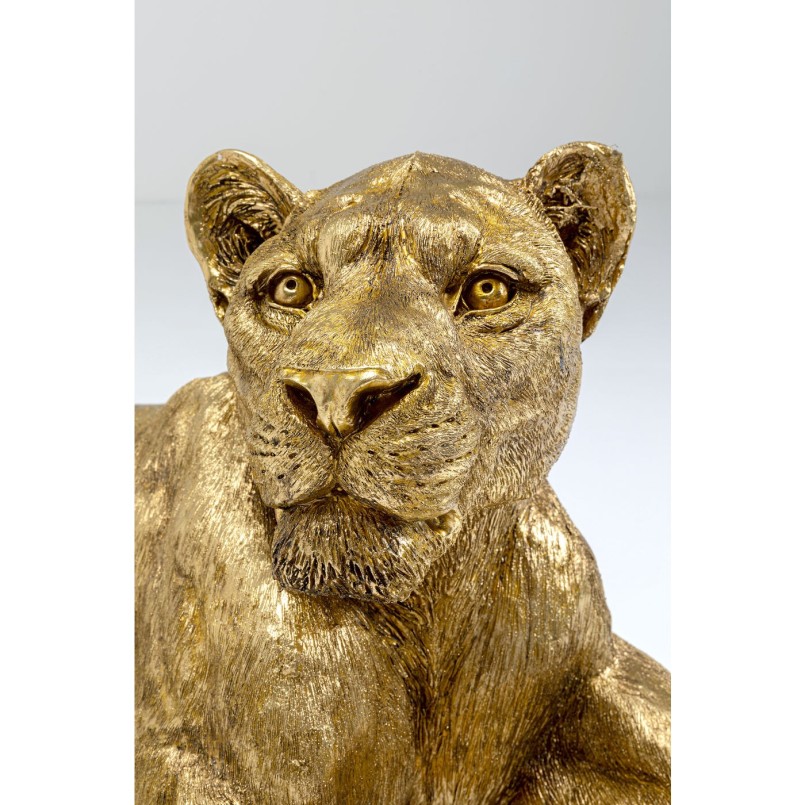 Objet décoratif Lion doré