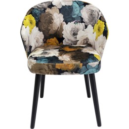 Chaise à./acc. Peony jaune