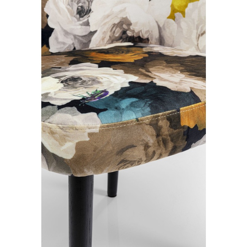 Chaise à./acc. Peony jaune