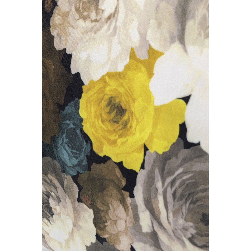 Fauteuil pivotant Peony jaune