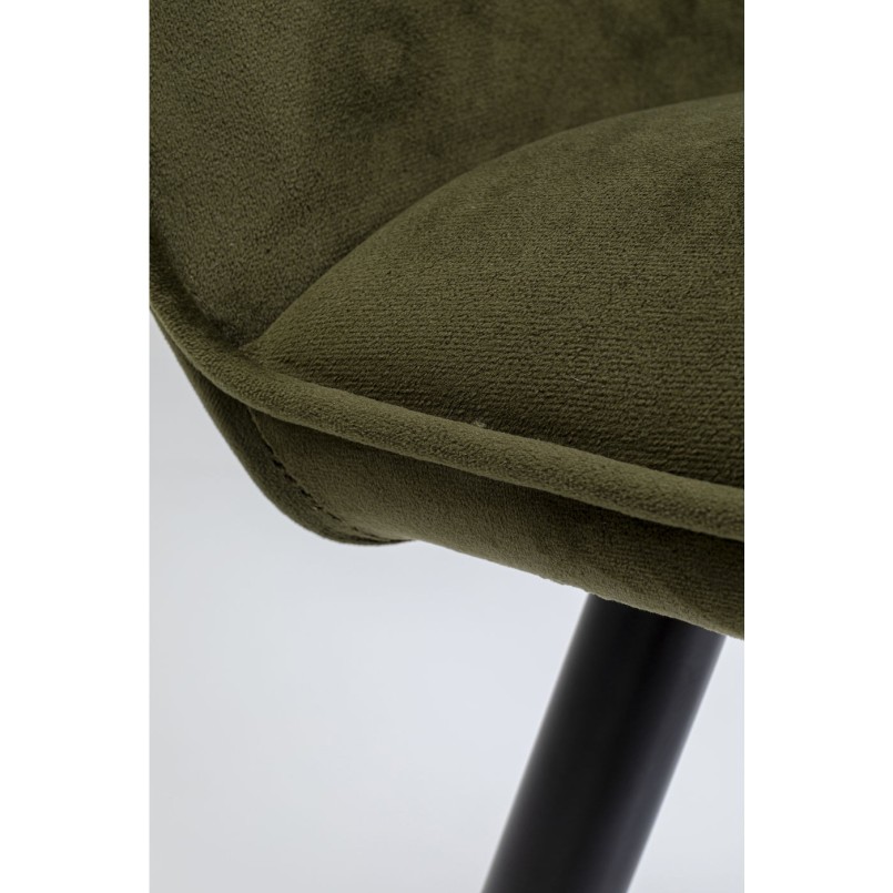 Chaise à./acc.  San Francisco vert foncé