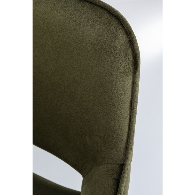 Chaise à./acc.  San Francisco vert foncé
