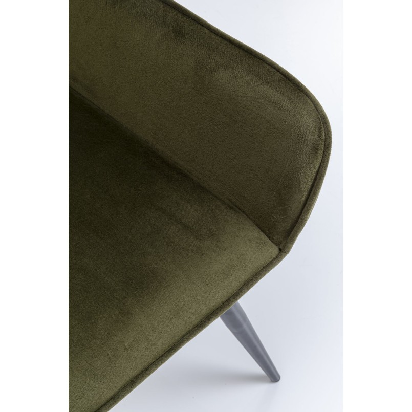 Chaise à./acc.  San Francisco vert foncé