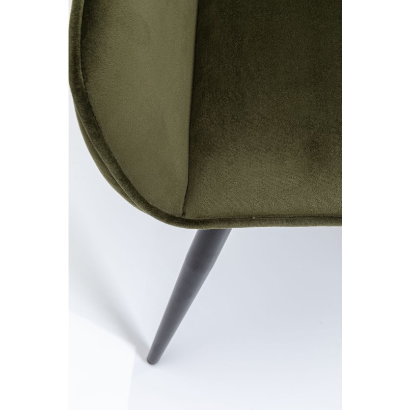 Chaise à./acc.  San Francisco vert foncé