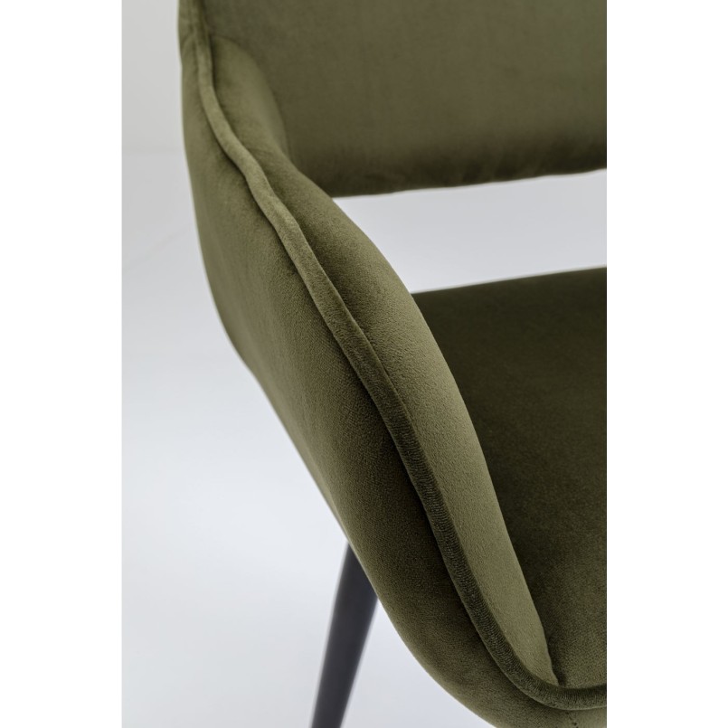 Chaise à./acc.  San Francisco vert foncé