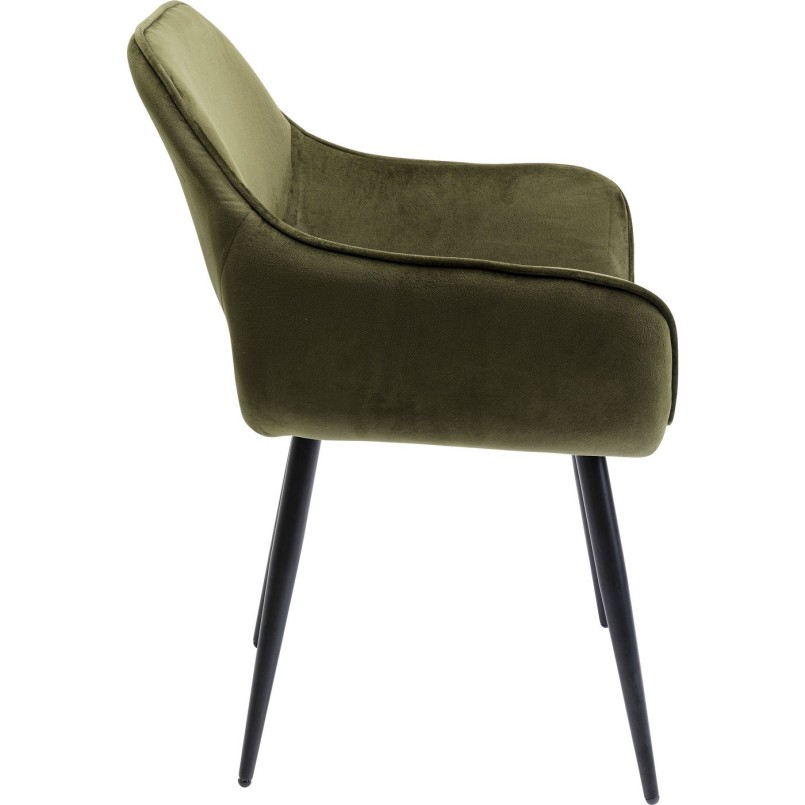 Chaise à./acc.  San Francisco vert foncé