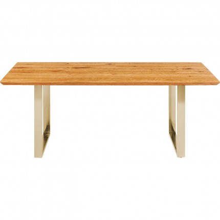 Eettafel Symphony 180x90cm eik messing Kare Design Eettafel Symphony 180x90cm eik messing Kare Design