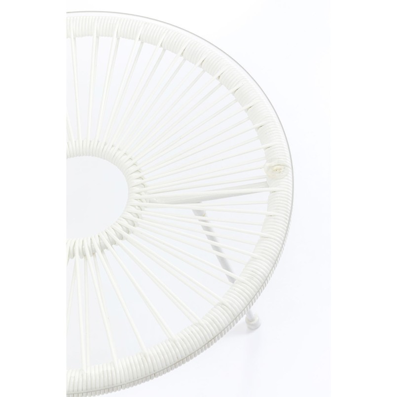 Table d appoint  Acapulco blanc