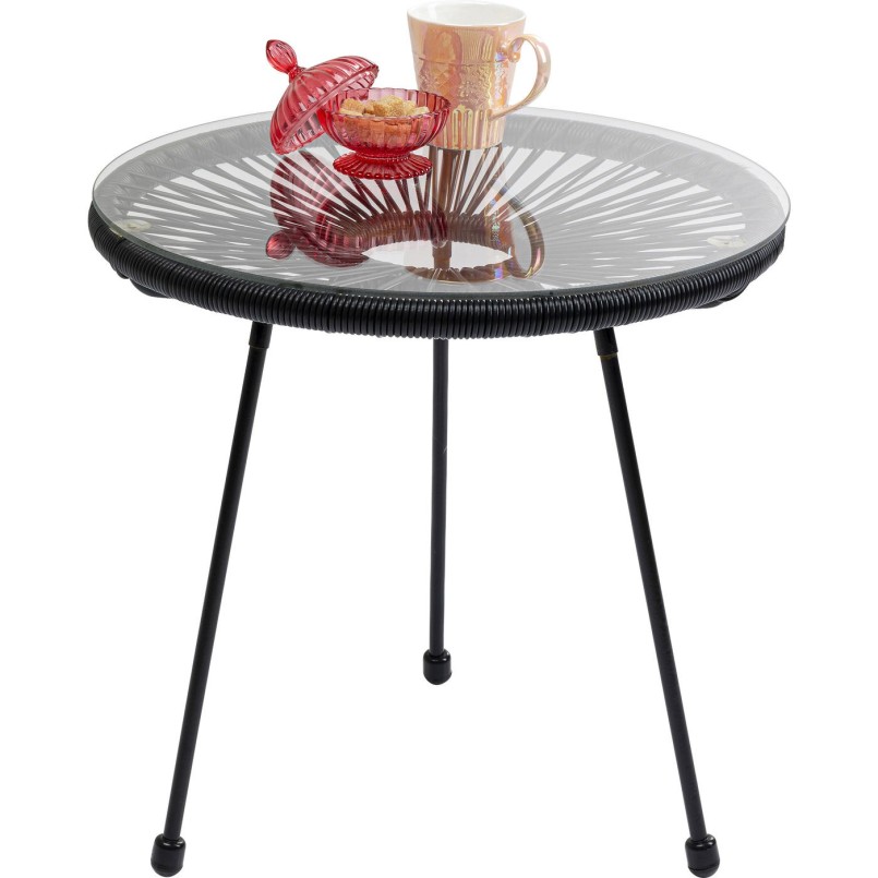 Table d appoint  Acapulco noir