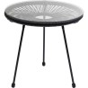 Table d appoint  Acapulco noir