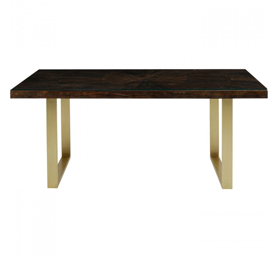 Eettafel Conley 160x80cm messing Kare Design Eettafel Conley 160x80cm messing Kare Design