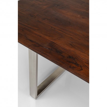Table Symphony 160x80cm walnut chrome Kare Design Table Symphony 160x80cm walnut chrome Kare Design