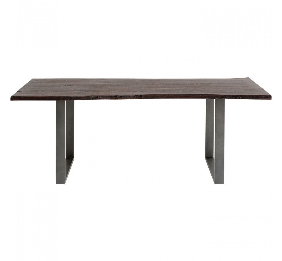 Eettafel Harmony 180x90cm walnoot staal Kare Design Eettafel Harmony 180x90cm walnoot staal Kare Design