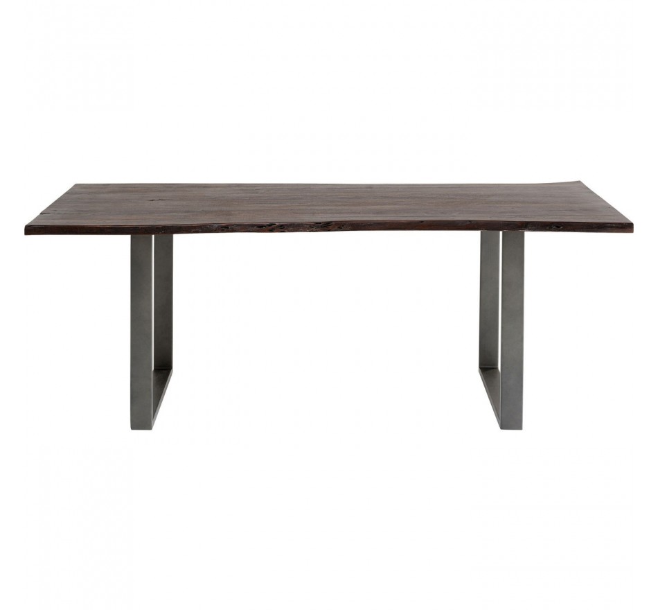Eettafel Harmony 160x80cm walnoot staal Kare Design Eettafel Harmony 160x80cm walnoot staal Kare Design
