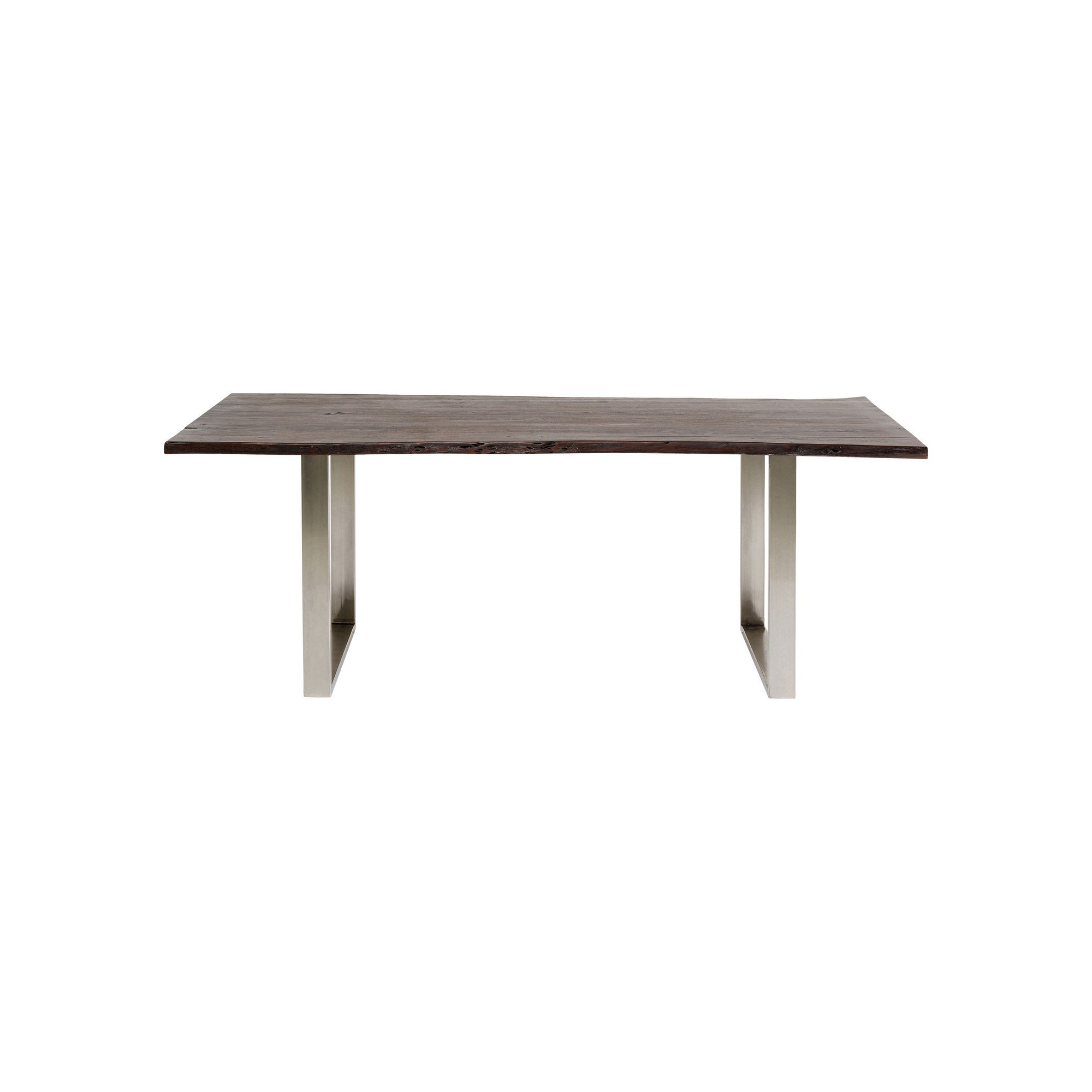 Table Harmony noyer chrome 200x100cm Kare Design