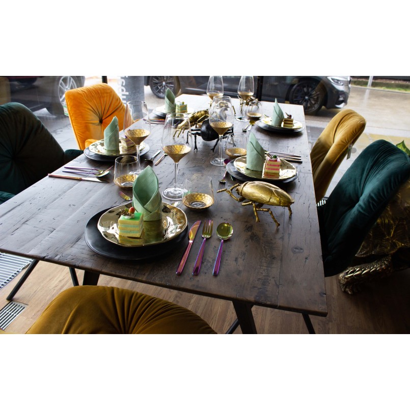 Assiettes Organic noires 26cm set de4  Kare Design