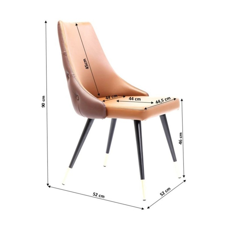 Chaise Urban Desire marron Kare Design