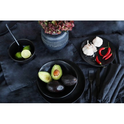 Bowl Organic Ø15cm black (4/Set) Kare Design