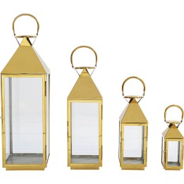 Lanterne Giardino doré (4/Set)