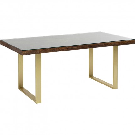 Eettafel Conley 160x80cm messing Kare Design