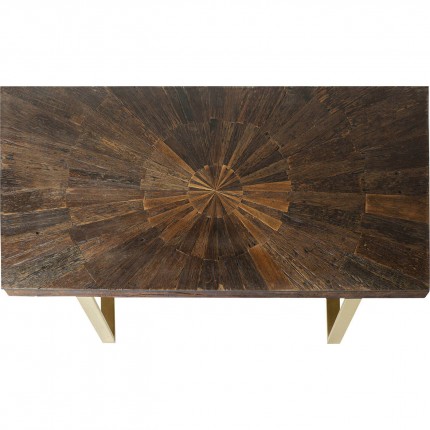 Eettafel Conley 160x80cm messing Kare Design