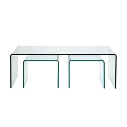 Coffee Table Clear Club (3/Set) Kare Design