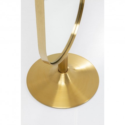 Staande Spiegel Curve 172x38cm messing Kare Design