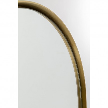 Staande Spiegel Curve 172x38cm messing Kare Design
