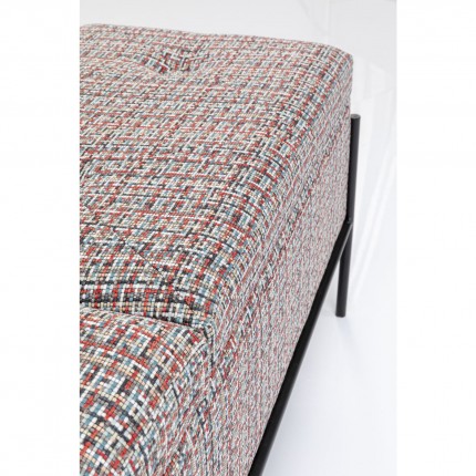 Borst bank Iceland 120x40cm rood Kare Design