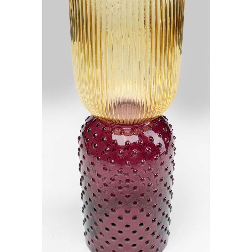 Vase Marvelous Duo jaune violet 38cm