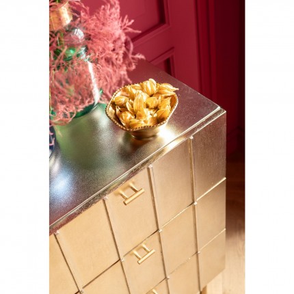 Kommen Bell goud Ø16cm (6/Set) Kare Design