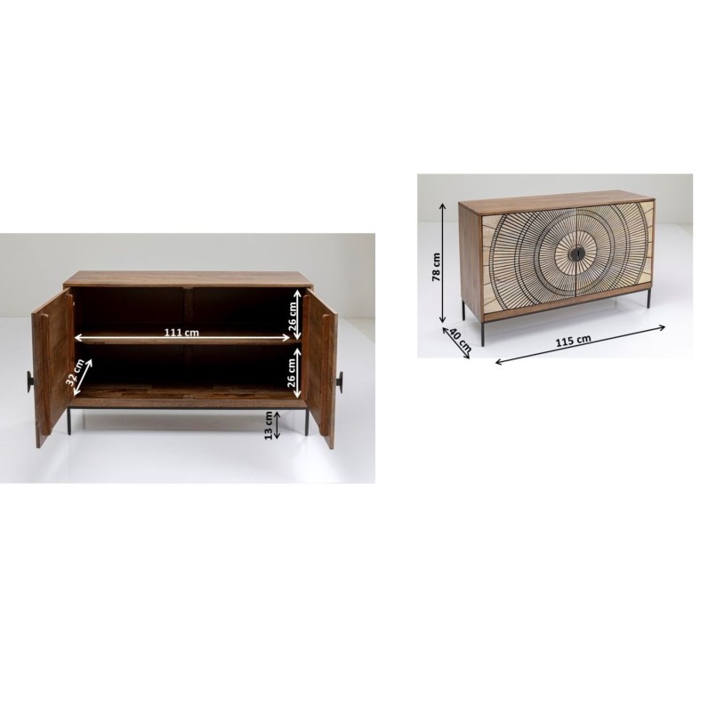 Dressoir Eye Of Tiger 115cm Kare Design