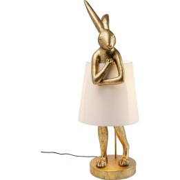 Lampe à poser Animal Rabbit doré 88cm
