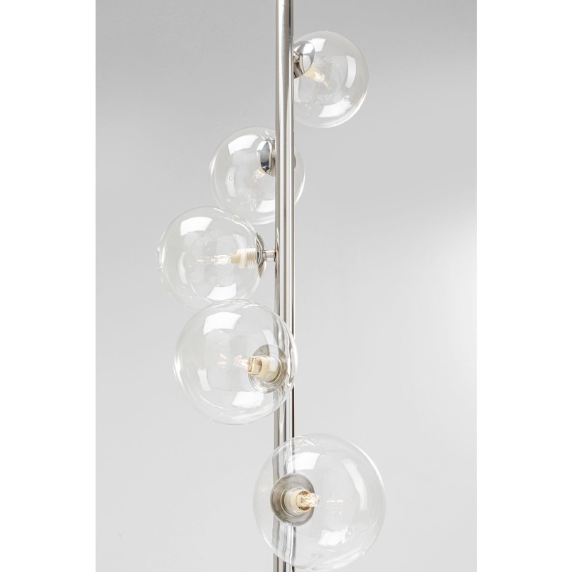 Lampadaire Scal Balls chrome 160cm