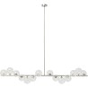 Suspension Scala Balls chromé 150cm