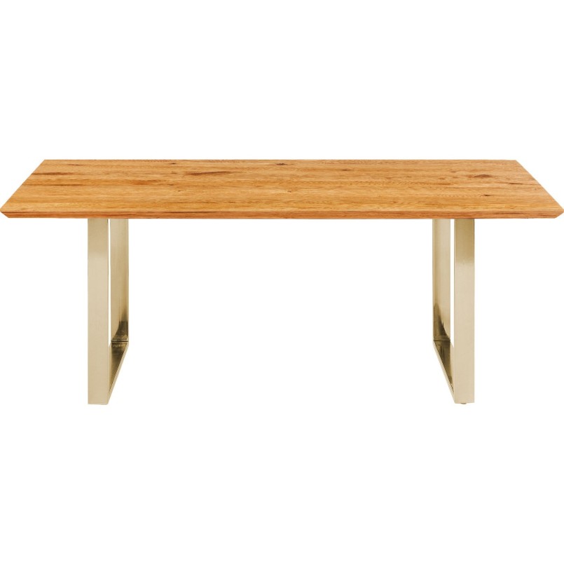 Table Symphony chêne laiton 160x80