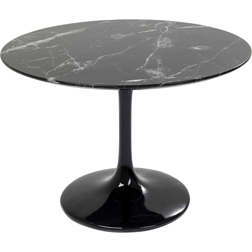 Table Solo Marble noir Ø 110cm