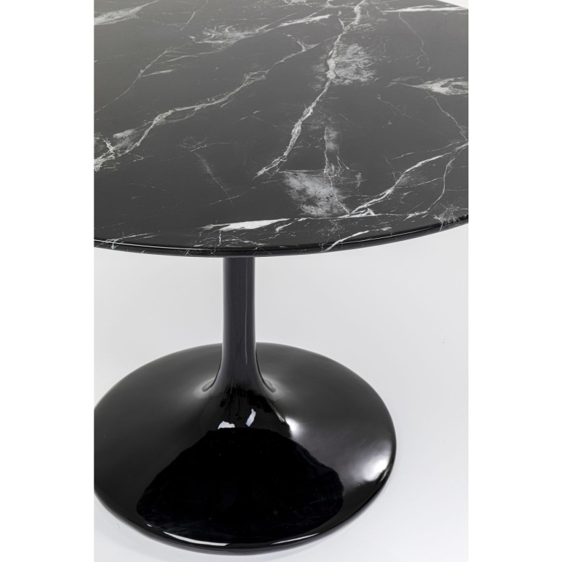 Table Solo Marble noir Ø 110cm