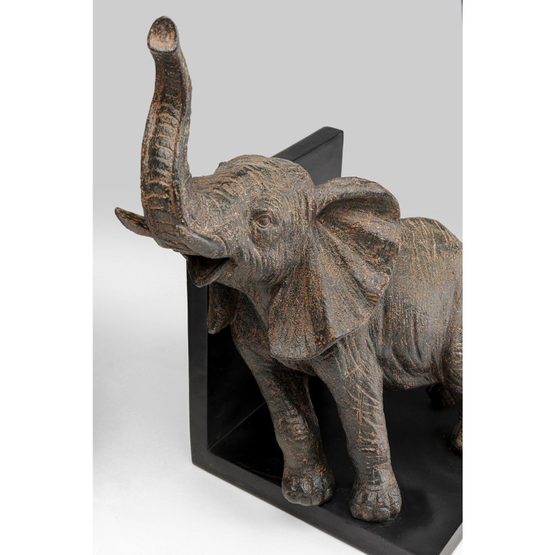 Boekensteunen Elephants 25cm (2/Set) Kare Design