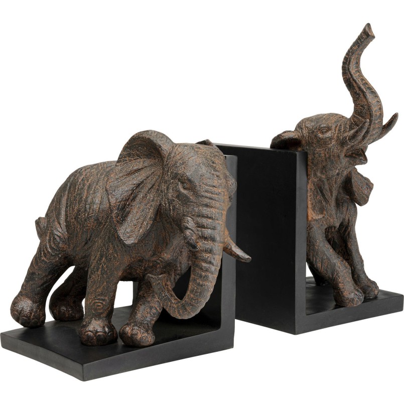 Boekensteunen Elephants 25cm (2/Set) Kare Design