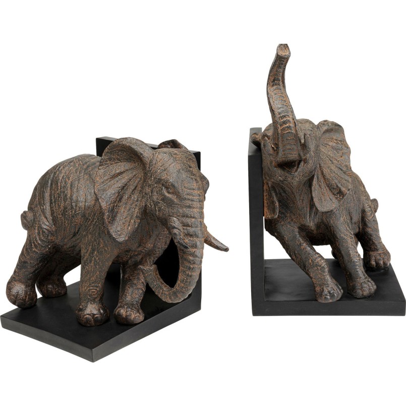 Boekensteunen Elephants 25cm (2/Set) Kare Design