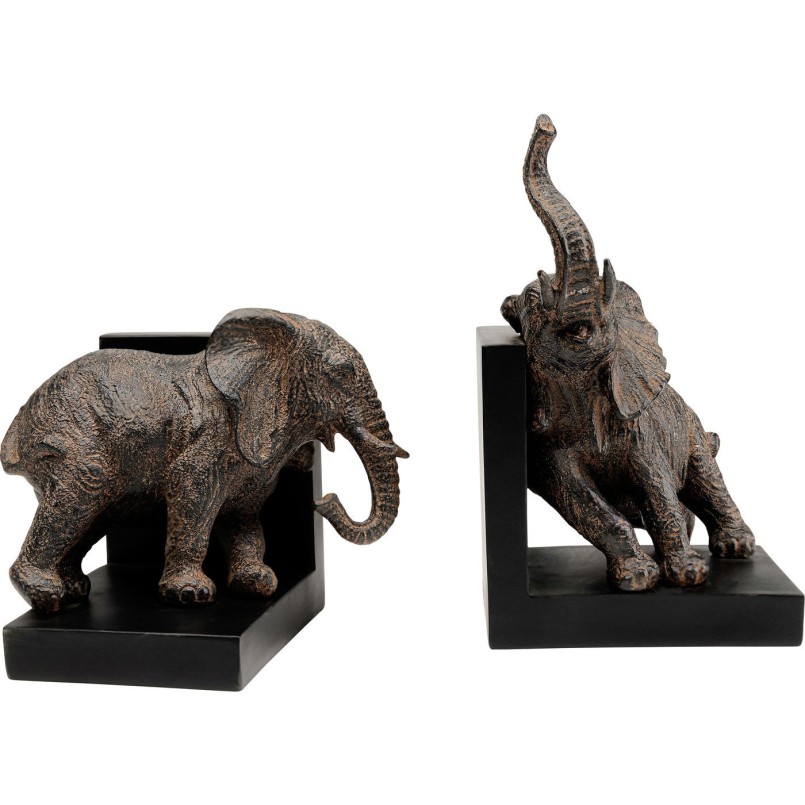 Boekensteunen Elephants 42cm (2/Set) Kare Design