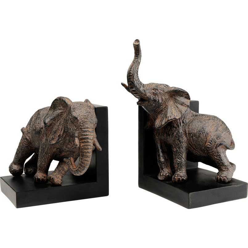 Boekensteunen Elephants 42cm (2/Set) Kare Design
