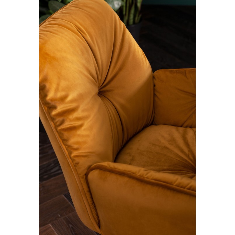 Chaise a./acc. Mila jaune
