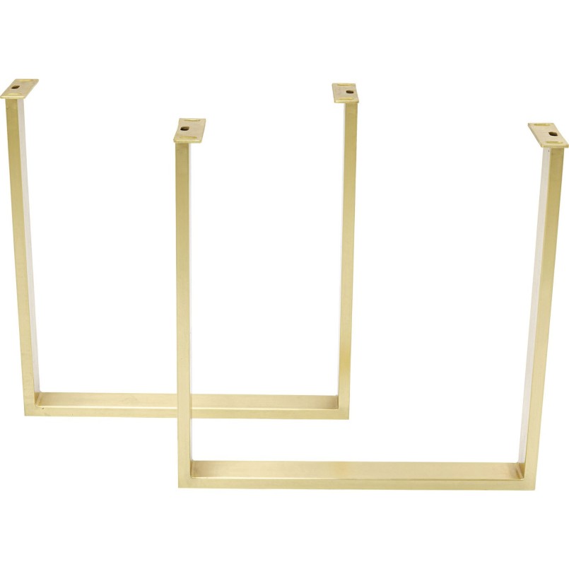 Table Harmony Brass 160x80cm Kare Design