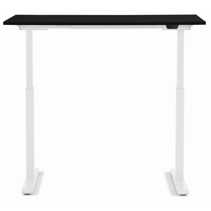 Bureau Office blanc noir 120x70