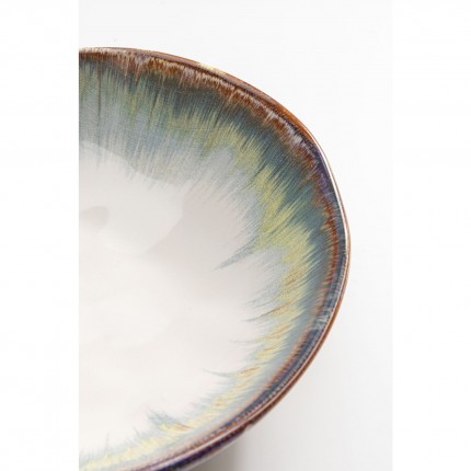 Plate Deep Organic Ø21cm blue (4/set) Kare Design