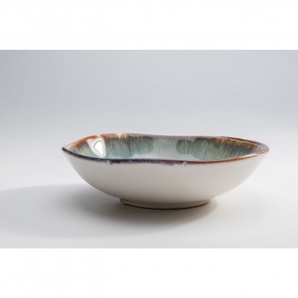 Plate Deep Organic Ø21cm blue (4/set) Kare Design