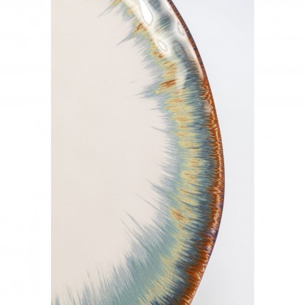 Plate Organic Ø26cm blue (4/Set) Kare Design