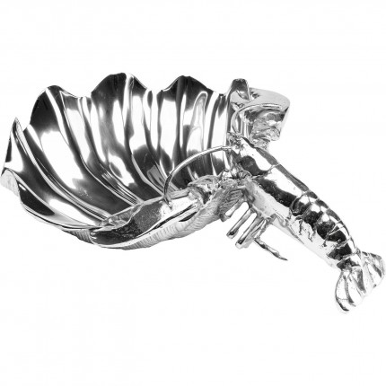 Serveerschaal kreeft zilver Kare Design